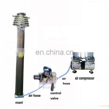 12m Portable Field Locking Telescopic Pneumatic Mast