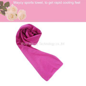 microfiber poly sports cooling ice chilly towel,  marathon running camping yoga travel towel