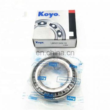 size chart oil pump koyo LM501349/LM501310 inch series tapered roller bearing LM501349/LM501314 single cone