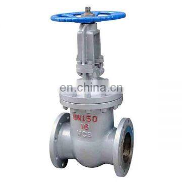 High cost performand Chemical industry carbon steel disc single disc  flange gate valve gearbox