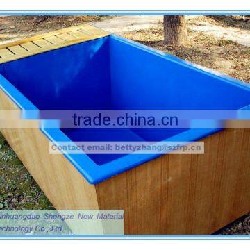 FRP Fish Tank, fiber glass fish pond, fish stock tanks