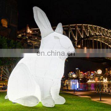 Outdoor Large Event Decoration Fabric Bunny Inflatable Easter Bunny For Sale