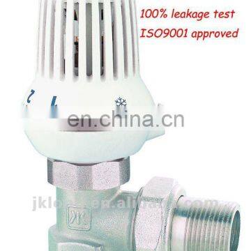 Brass Angle Radiator Valve Brass Thermostatic Valve photo-3