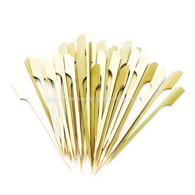 Paddle Pick 6 inch Bamboo Paddle Pick Skewers Pack of 200 for Chocolate Fountain