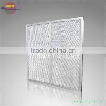 cardboard or aluminium Pleated panel hvac replacement air filter