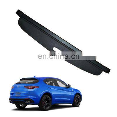 Factory Directly Sale Retractable Cargo Cover Security Rear Trunk Shade For Alfa Romeo Stelvio Quadrifoglio Trunk Cargo Cover