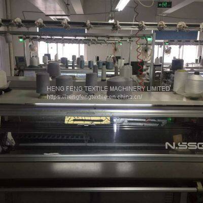 Shima Seiki Flat Knitting Machine Nssg 122sv 12g 2010-2011 Year Ll Hook Sweater Knit