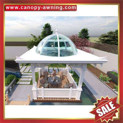 hot selling outdoor park garden aluminum alu gazebo pavilion pagoda gloriette canopy awning shelter