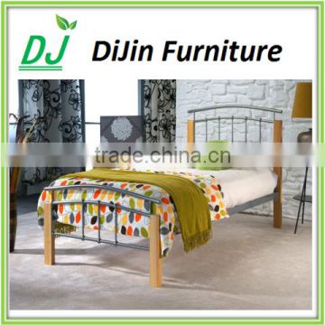 modern twin size black color fashion single bed