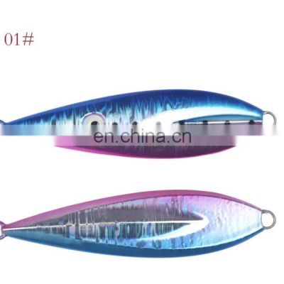 Hot sell 120g-200g  Lead head  fishing lure vertical bait metal Slow jigging lures