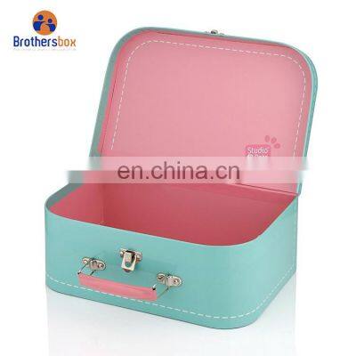 paper cardboard suitcase box for children