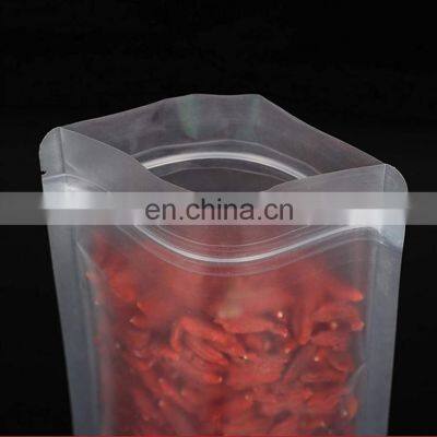 Customizable wholesale clear front aluminum foil bag for pill Self Standing aluminum foil bag