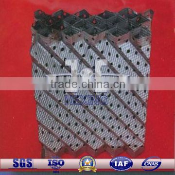 Metal perforated plate corrugated packing for tower