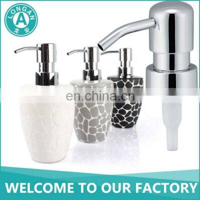 Factory Direct Discount 28/400 Black Craft Glass Soap Dispenser Lotion Pump For Empty Plastic Pump Bottle At Wholesale Price photo-5