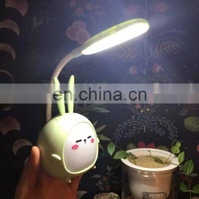 Cute Cartoon Desk Lamp Eye Protection Energy-saving Reading USB Charging Sleeping Table Lamp