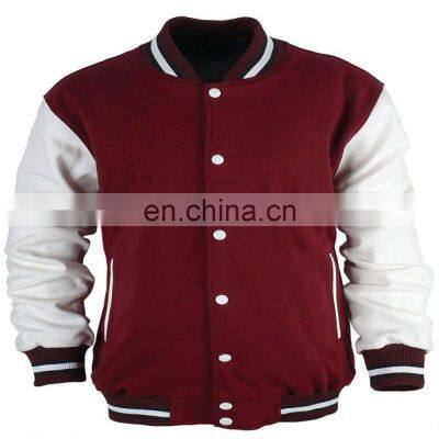 Custom Cotton Fleece Varsiti Jackets