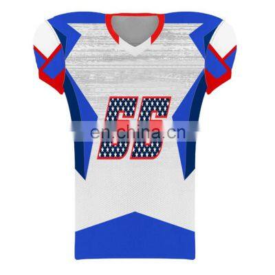 Markdown Sale Sublimated Classical American Football Jersey Uniforms With Oem Service photo-2