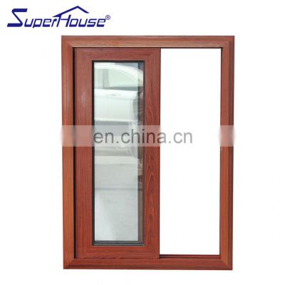 Superhouse Picture aluminum frame glass wood door wooden door for front door design with AS2047/CAS//DADE/NFRC/NOA certification