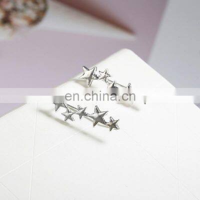 Moon Star Ear Climber Tiny Star Ear Studs Earrings For Women Mothers Day Celestial Birthday Gift Jewelry Earring photo-2