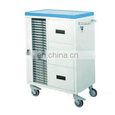 Greetmed Hot sale medical chart file trolley medical trolley