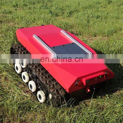 Orchard transport rubber tracked chassis Agricultural all-terrain crawler trucked carrier chassis undercarriage