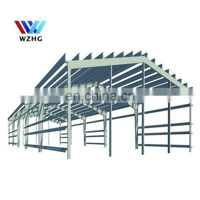 Din Standard Metal building material frame membrane Steel Structure shed Manufacturing in China