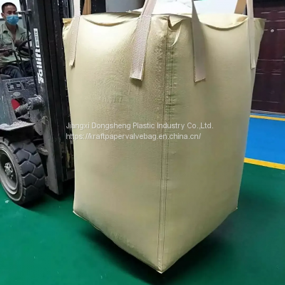 Top Full Open Top Option (Filling) and Flat Bottom Bottom Option (Discharge) one ton jumbo bag