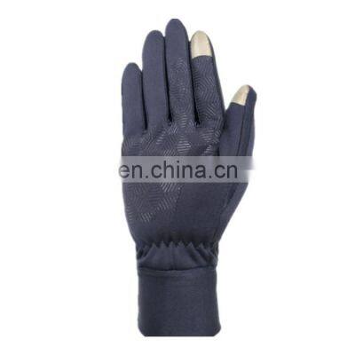 High Quality Wholesale Winter Warm Running Sports Black Touch Screen Cycling Gloves photo-4