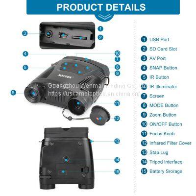 Uscamel Optics Night Vision Goggles With 4'' Display Screen photo-5
