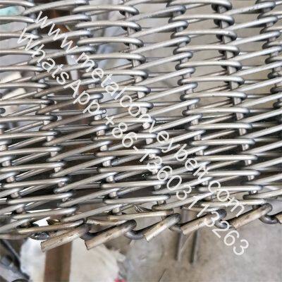 Manufacturer SS304 Mesh Belt Efficient heat resistant wire mesh conveyor belt for Grain mesh belt conveyor