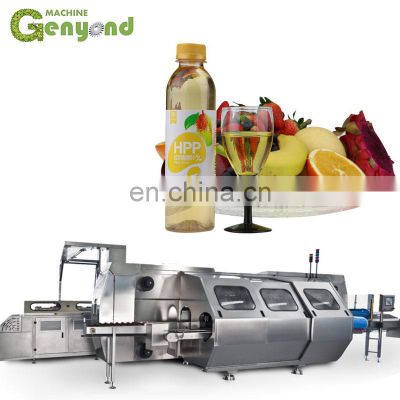 Shanghai Factory HPP sterilizer sterilization machine High Pressure process Juice Processing Machine HPP juice production line