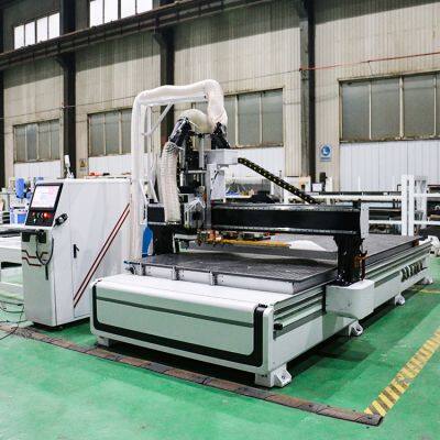 MISHI Atc Auto Loading and Unloading Nesting Cnc Router Multi Head Cnc Cutting Machine Wood Router for Kitchen Cabinet Door