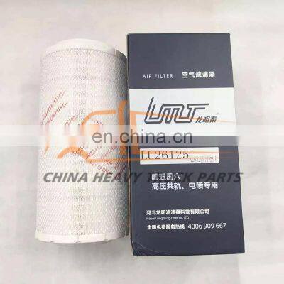 WG9X25190062 Main Filter Element for Sinotruk HOWO Sitrak Tx Lgmg 400 460 HP Truck Engine Air Filter photo-3
