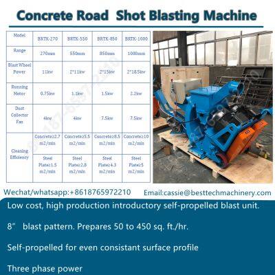 Concrete Road Surface Cleaning Shot Blasting Machine