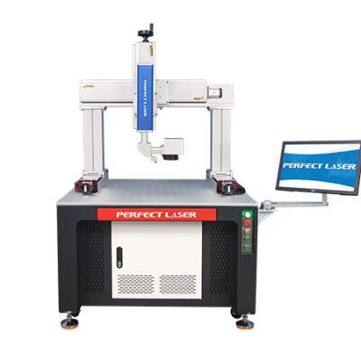 50W 100W Metal and Plastic Fiber Laser Etching Marking Machine Large Size Seamless Splicing Laser Marking Machine