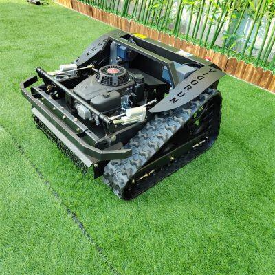 Brushless Motor Remote Mowing Tank (VTLM600) remotely controlled four wheel drive weed reaper China manufacturer, factory direct sales wireless lawn mower trimmer