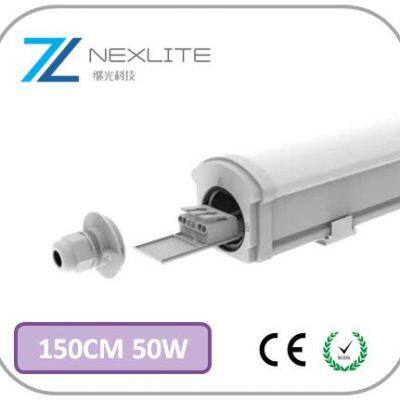 3CCT 3POWER selectable 150CM 50W Outdoor Shop Garage Carwash Light IP65 Waterproof Dust Corrosion Proof Led Tri Proof Light