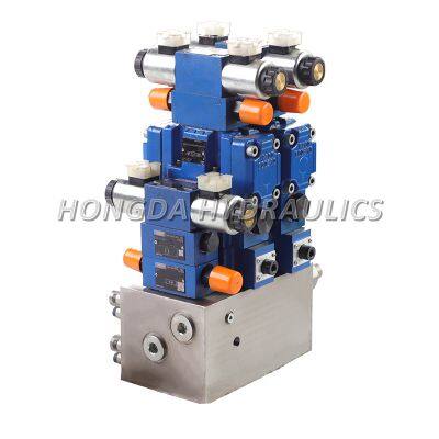 Hydraulic Valve Group Hydraulic Electromagnetic Valve Assembly Non-standard Plug-in Valve Oil Circuit Block - Oil Pressure Integration Block