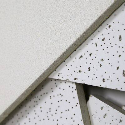 Fiberglass Acoustic Ceiling Panel High Density Acoustic Ceiling Wall Tiles Mineral Fiber Ceiling Tile for Sound Insulation