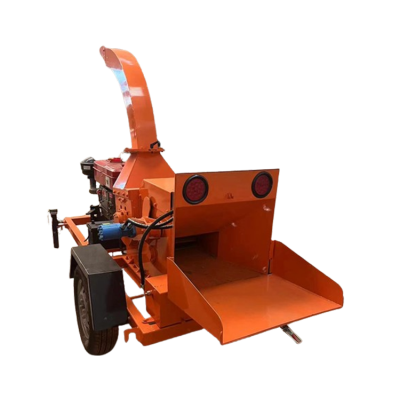 Small diesel Drives  Leaf and Tree Branches Crusher for Home Use