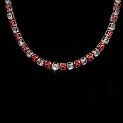 European and American High-end Color Eyes Zircon Square Bracelet Temperament Fashion Trend Wristband Bracelet Jewelry Accessory photo-5