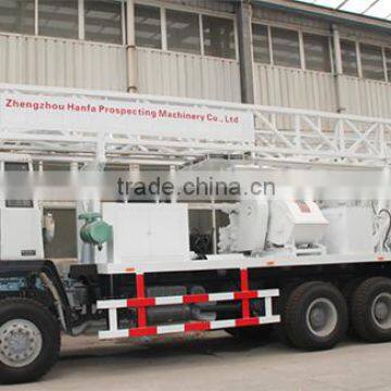 HFT600ST Truck Mounted Water Well Drilling Rig, Top Rotary Drilling Rig