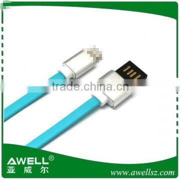 High quality white Color Mini USB cable Shielded twisted pair mini B usb cable
