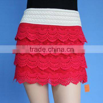 2013 new designer colors girls lace shorts