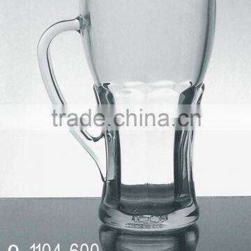 Fancy beer mug glass