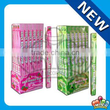 fruit loly bubble gum (apple & strawberry flavors)