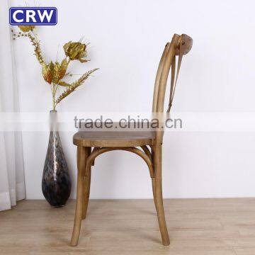 RCH-5001 French Style Stacking Oak Cross Back Chair Quality Choice photo-5