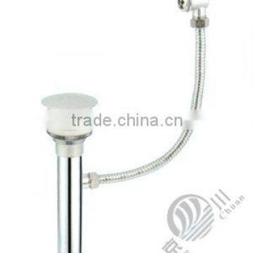 Fashion brass click clack pop up waste bath drainer
