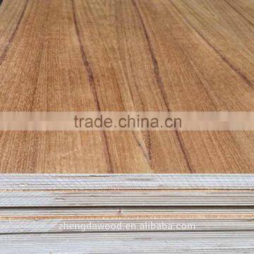 Good price AAA grade natural burma teak plywood Keruing core gurjan back for India and Iraq Market