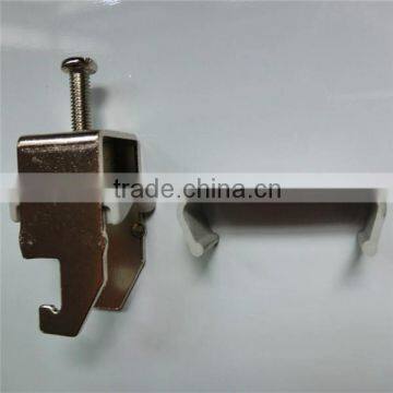 Electric feeder cable clamp with conduit hanger